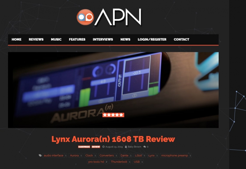Aurora(n) Reviewed by Audio Producer’s News