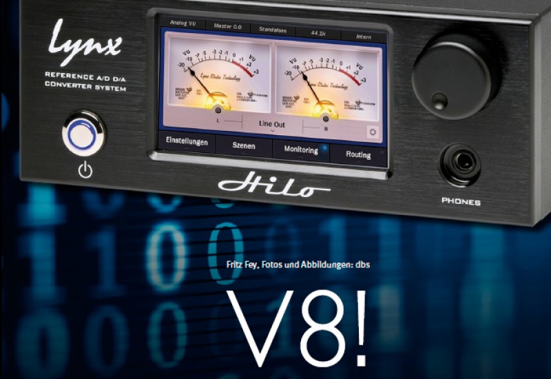 Hilo V8 review from Germany’s Studio magazine