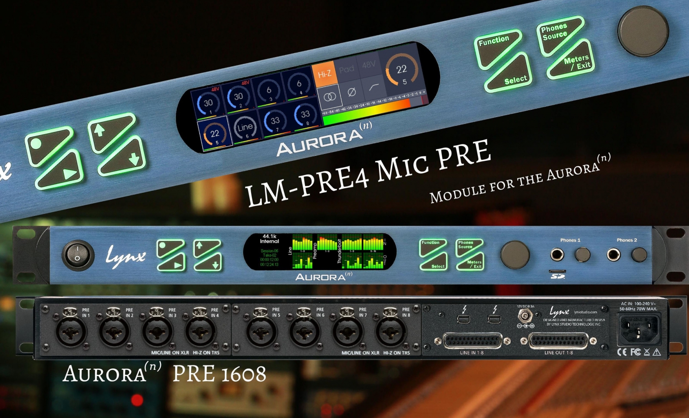 LM-PRE4 Preamp Module - Products - Lynx Studio Technology, Inc.