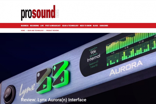 Pro Sound News Review